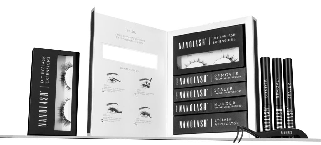 Set zur DIY Wimpernverlängerung nanolash